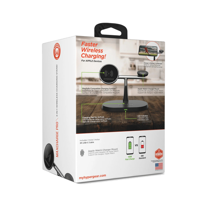MagSafe triple-pad charging stand — Pocket Finds at Jawsome Finds