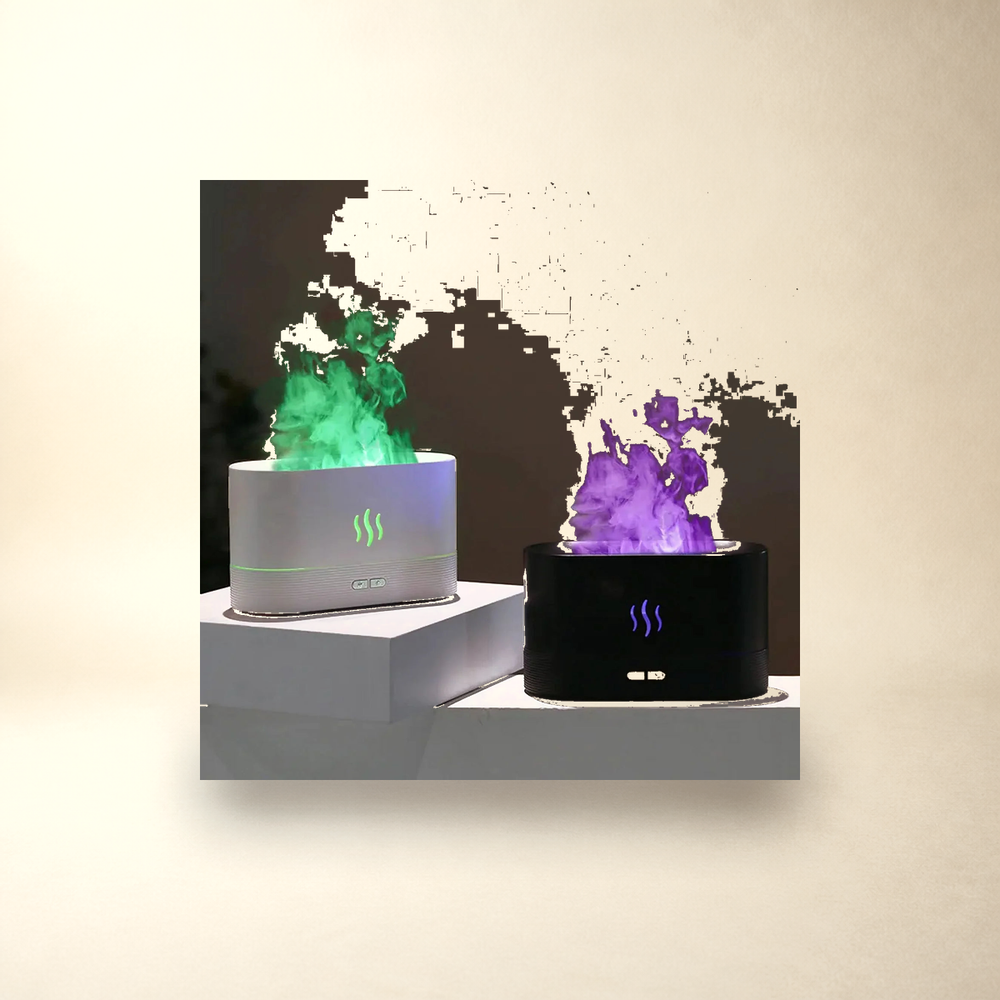 Flame-light ultrasonic humidifier, 250 ml — The Nest at Jawsome Finds
